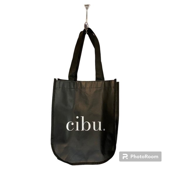 cibu Reusable Shopping Gift Bag Small Black 11 x 9 x 4 - Picture 1 of 5